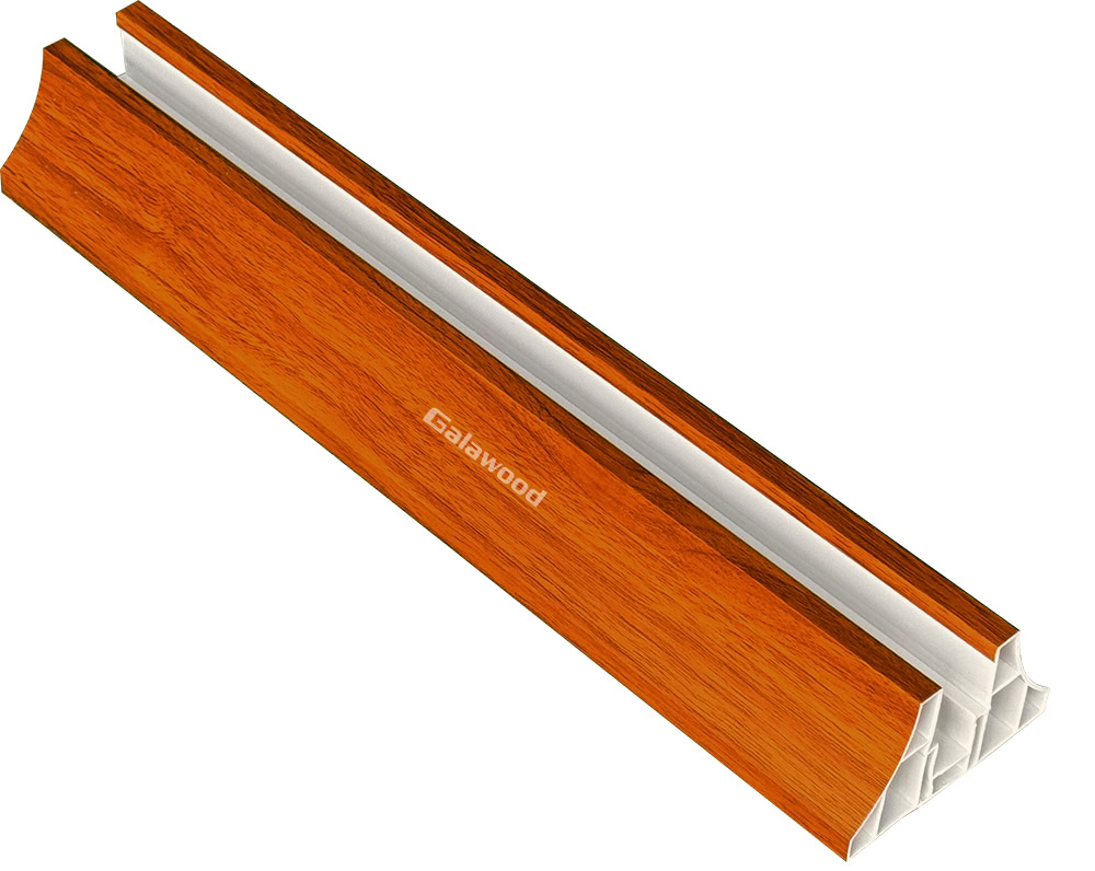 Chân vách ngăn CVN-906M là phụ kiện vách ngăn nhựa giả gỗ đỏ cam Galawood Chân vách ngăn CVN-906M là phụ kiện vách ngăn nhựa giả gỗ đỏ cam Galawood