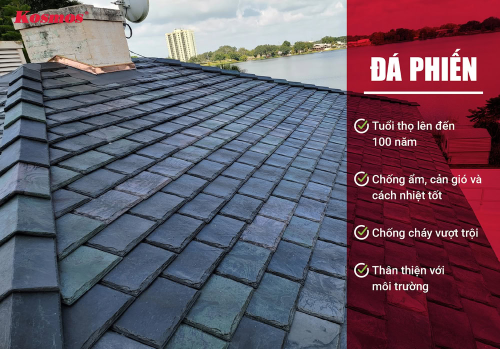 Đá phiến là lựa chọn lý tưởng cho các công trình dài hạn Đá phiến là lựa chọn lý tưởng cho các công trình dài hạn