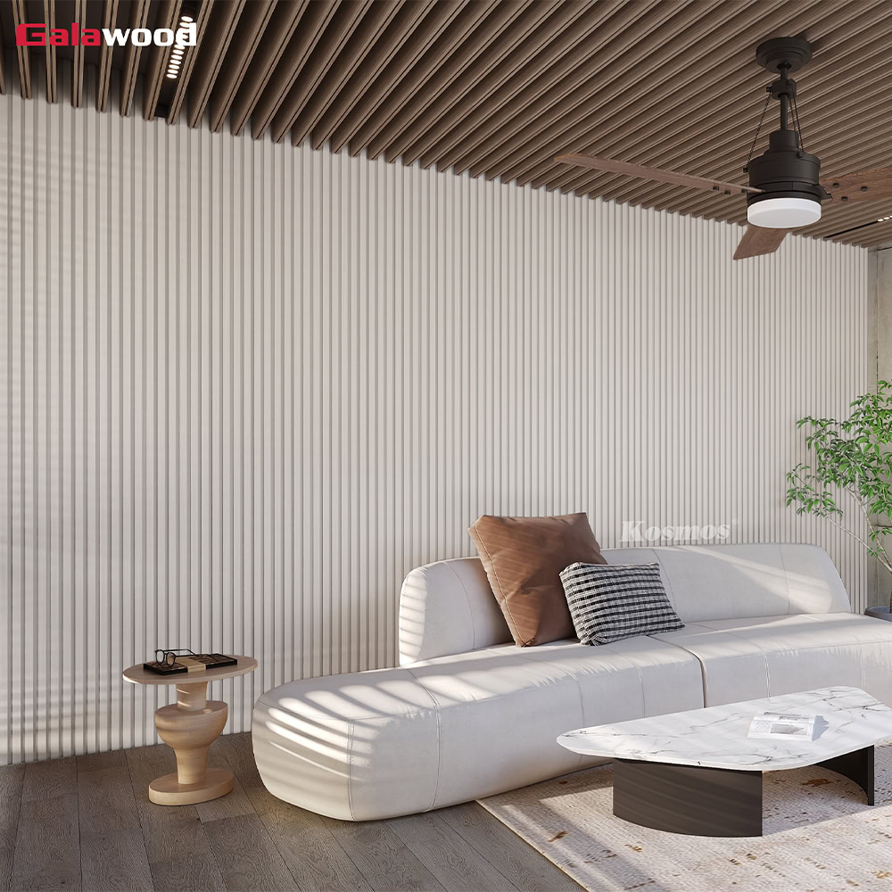 Tấm ốp lam 4 sóng trắng kem vân sọc