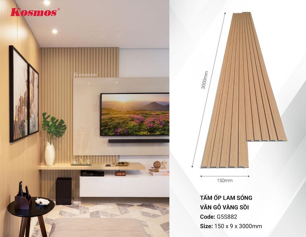 Lam sóng Galawood G5S882 ốp vách tivi