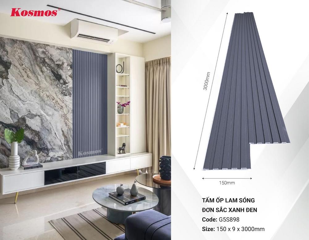 Lam sóng Galawood G5S898 trang trí tường phòng khách chung cư