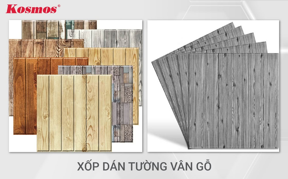 Mẫu xốp ốp tường 3D với các vân sóng mềm mại Mẫu xốp ốp tường 3D với các vân sóng mềm mại