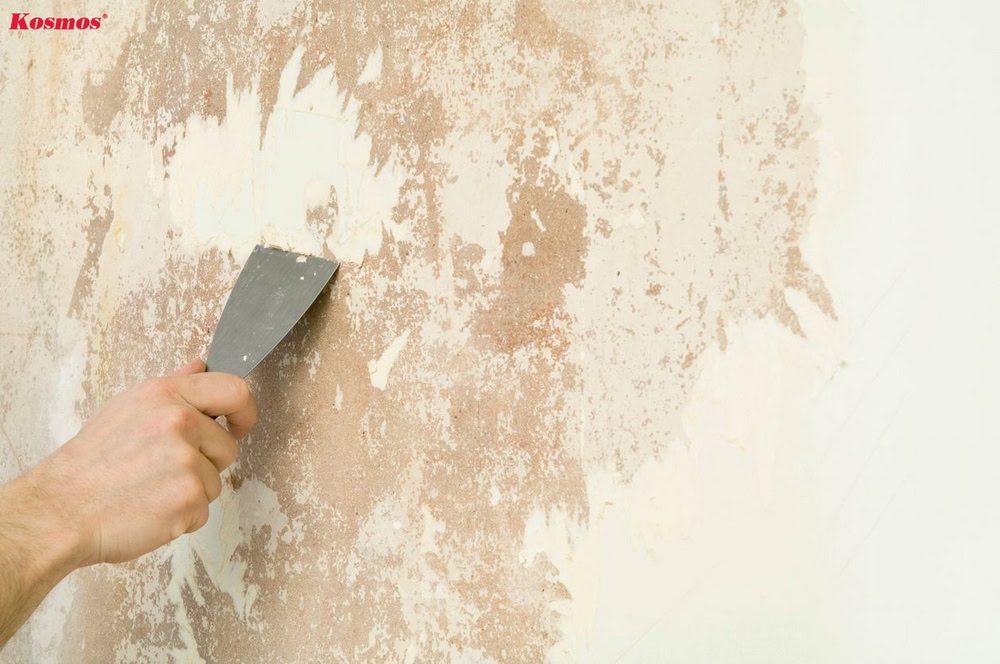 Người dùng cần xử lý bề mặt tường trước khi dán xốp Người dùng cần xử lý bề mặt tường trước khi dán xốp