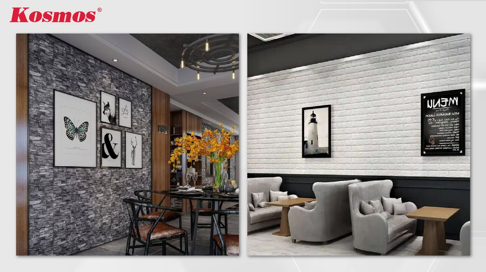 Tấm ốp tường bằng xốp ứng dụng cho công trình thương mại Tấm ốp tường bằng xốp ứng dụng cho công trình thương mại
