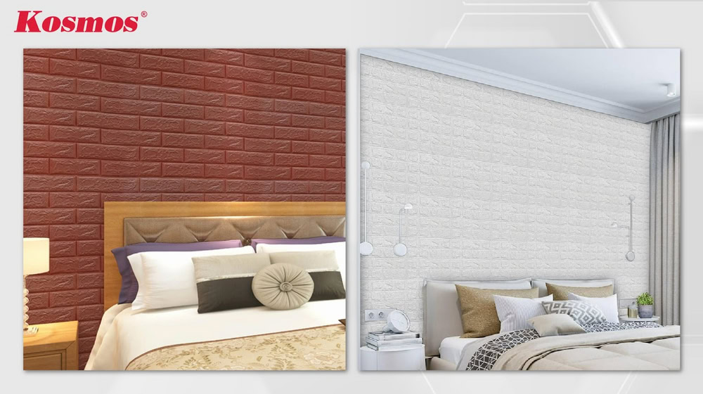 Thiết kế phòng ngủ lát tấm ốp tường xốp bền đẹp Thiết kế phòng ngủ lát tấm ốp tường xốp bền đẹp