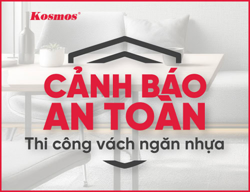 CẢNH BÁO AN TOÀN VÁCH NGĂN NHỰA