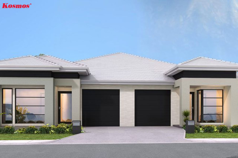 Biệt thự mái Nhật 1 tầng thiết kế song lập