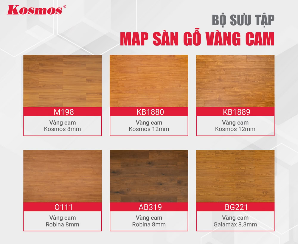 Bộ sưu tập map sàn gỗ vàng cam