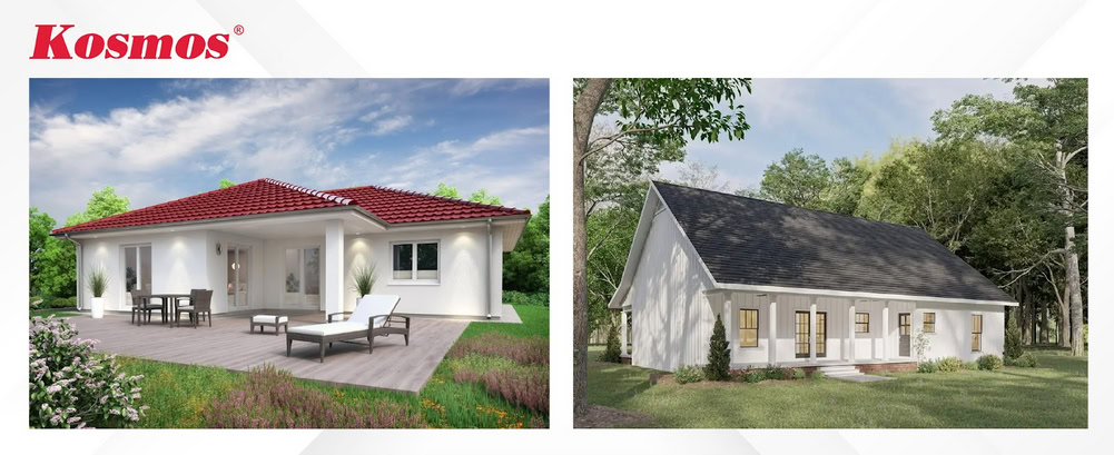 Công trình nhà 1 tầng 4 phòng ngủ 150m² phong cách đơn giản Công trình nhà 1 tầng 4 phòng ngủ 150m² phong cách đơn giản