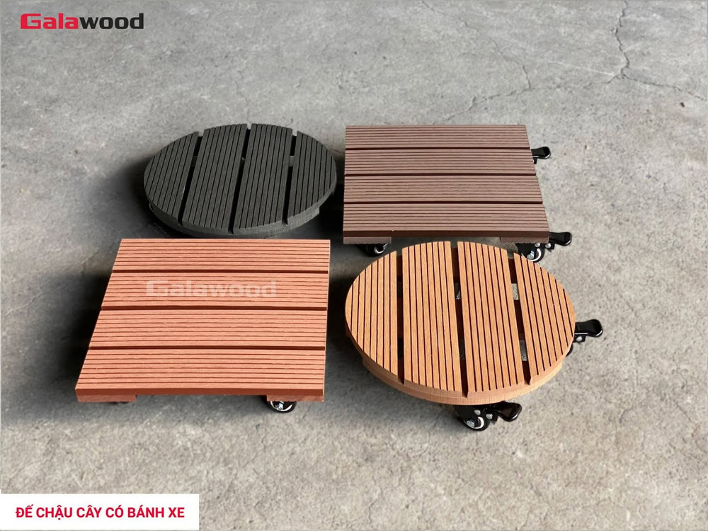 Đế chậu cây Galawood đa dạng màu sắc, mẫu mã Đế chậu cây Galawood đa dạng màu sắc, mẫu mã