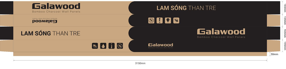 Hình thiết kế hộp đựng lam sóng Galawood