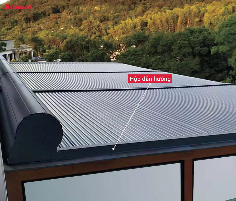 Hộp dẫn hướng giúp bao bọc và cố định ray trượt bên