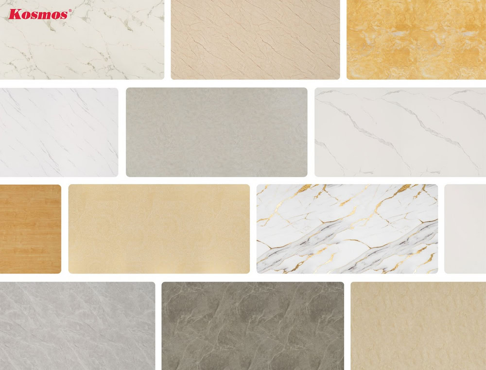 Map tấm nhựa ốp tường PVC vân đá Marble Kosmos