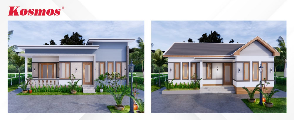 Mẫu nhà 1 tầng 150m² 4 phòng ngủ kết hợp không gian sân vườn Mẫu nhà 1 tầng 150m² 4 phòng ngủ kết hợp không gian sân vườn