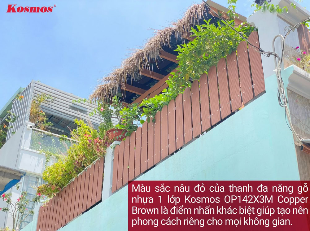 Copper Brown color is an aesthetic highlight for the panel material