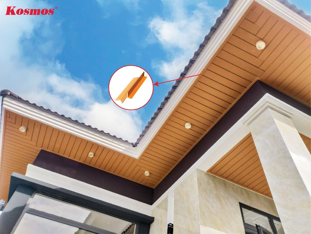Nẹp V Galawood GV40X60 Yellow đồng bộ với tấm ốp cùng tông màu Nẹp V Galawood GV40X60 Yellow đồng bộ với tấm ốp cùng tông màu