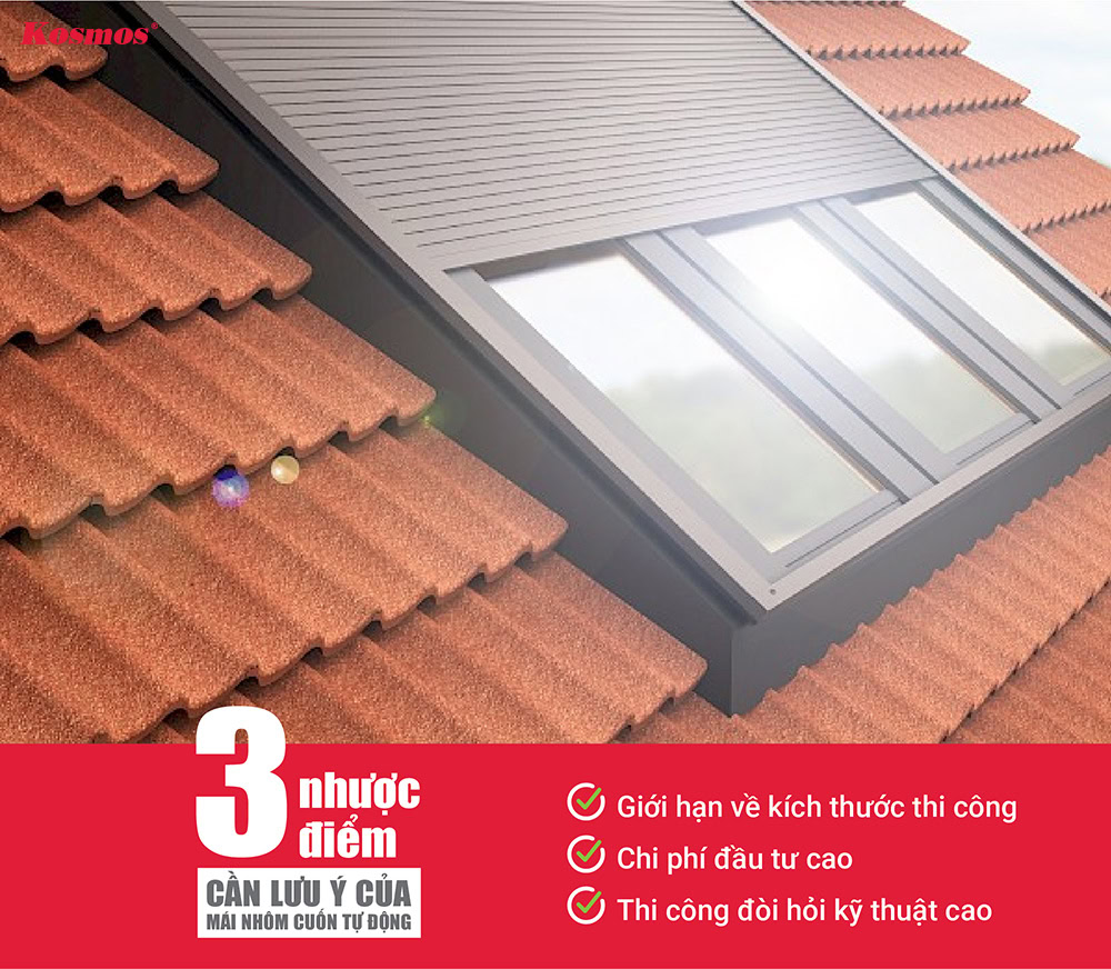 Người mua cần chú ý 3 nhược điểm của mái nhôm tự động