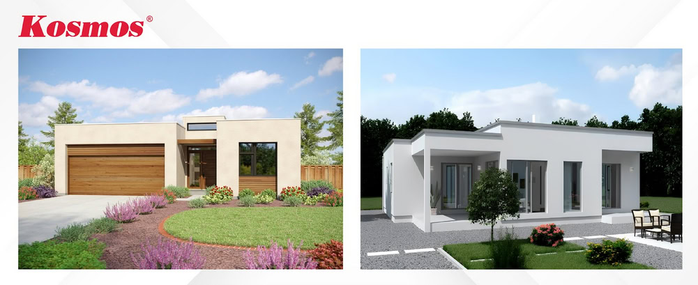 Nhà ở 1 tầng 4 phòng ngủ 150m² thiết kế tối giản Nhà ở 1 tầng 4 phòng ngủ 150m² thiết kế tối giản
