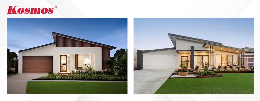Nhà ở rộng 150m² 1 tầng thiết kế mái lệch Nhà ở rộng 150m² 1 tầng thiết kế mái lệch