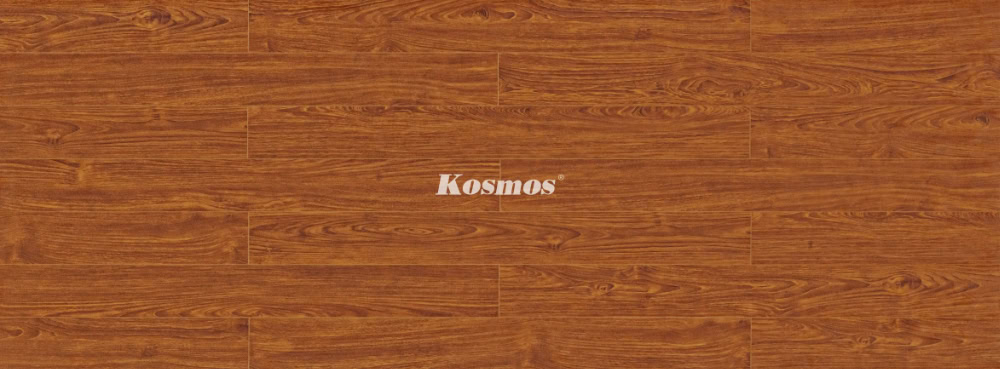 Sàn gỗ công nghiệp Kosmos K195 nổi bật với màu đỏ nâu trầm ấm đặc biệt Sàn gỗ công nghiệp Kosmos K195 nổi bật với màu đỏ nâu trầm ấm đặc biệt