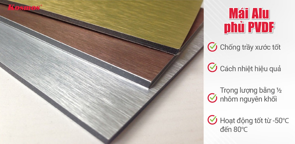 Tấm Aluminium có khả năng cách nhiệt vượt trội