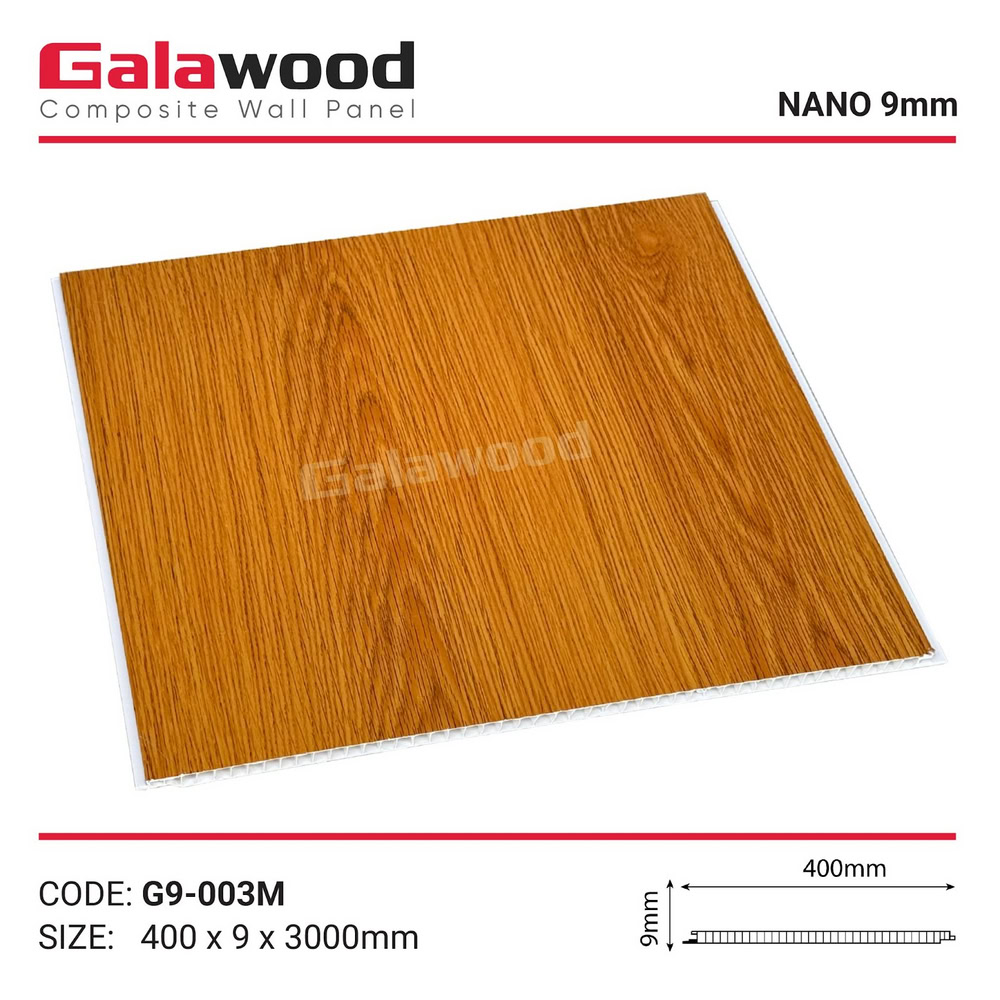 Tấm ốp Nano Galawood G9-003M vàng sồi đậm