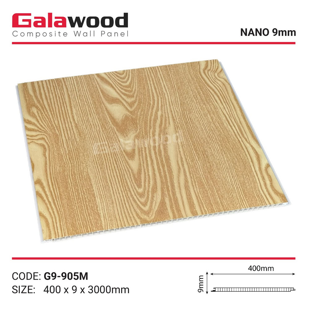 Tấm ốp Nano Galawood G9-905M vàng sồi nhạt