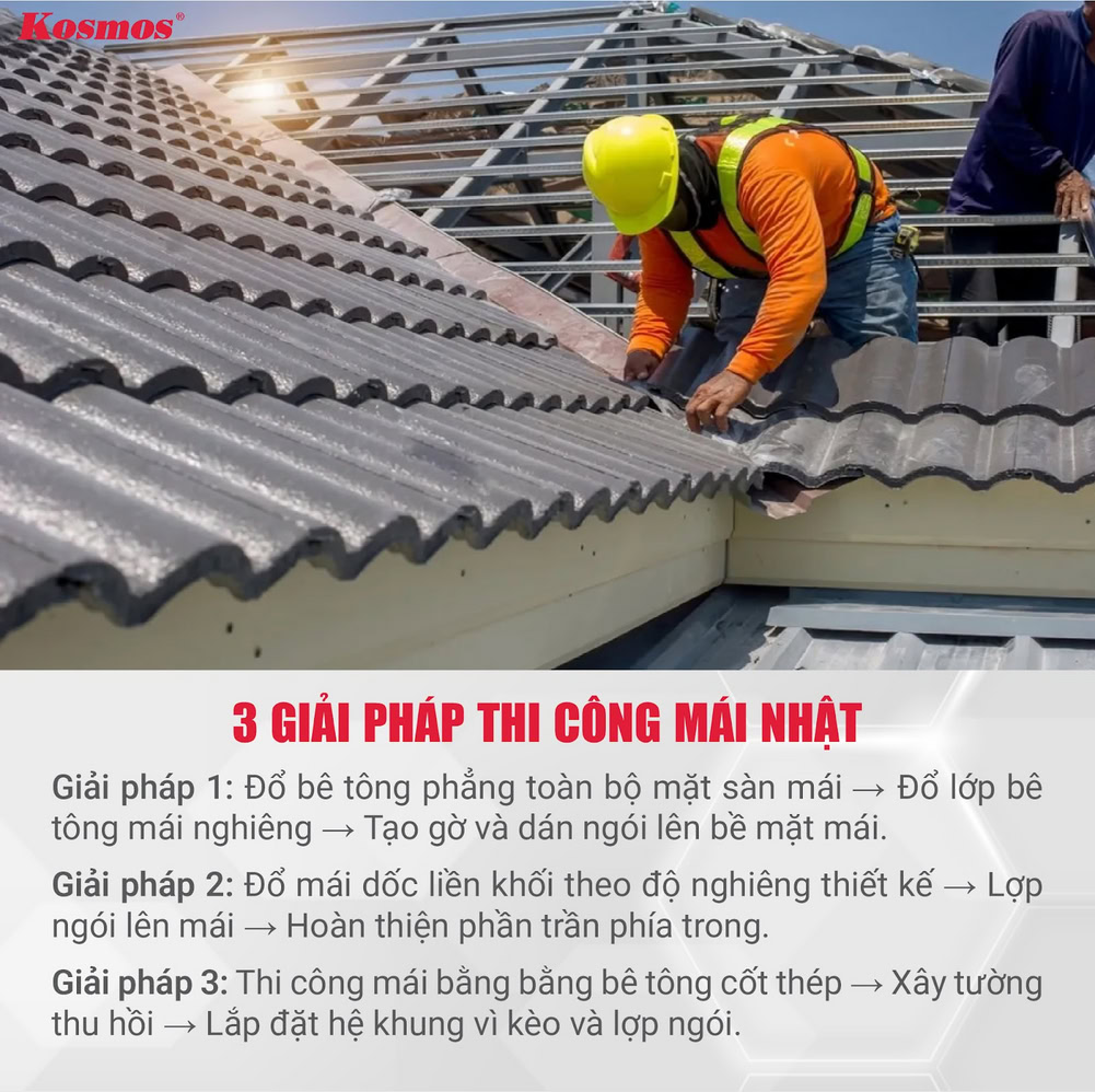 Thiết kế mái Nhật có 3 giải pháp thi công chính Thiết kế mái Nhật có 3 giải pháp thi công chính