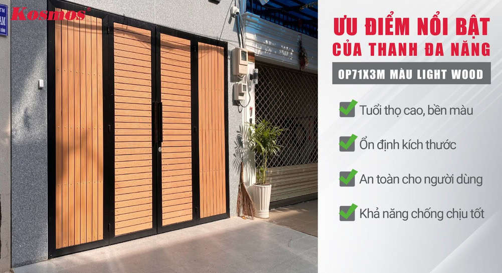 Ưu điểm nổi bật của thanh đa năng OP71X3M màu Light Wood Ưu điểm nổi bật của thanh đa năng OP71X3M màu Light Wood