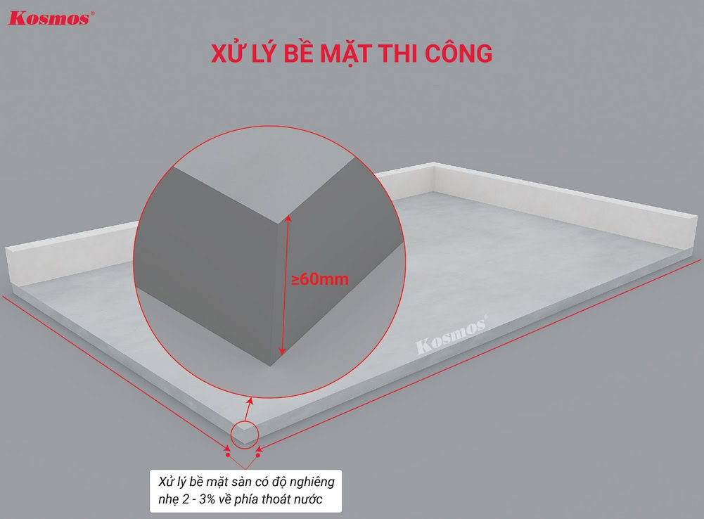 Xử lý bề mặt thi công sàn gỗ nhựa
