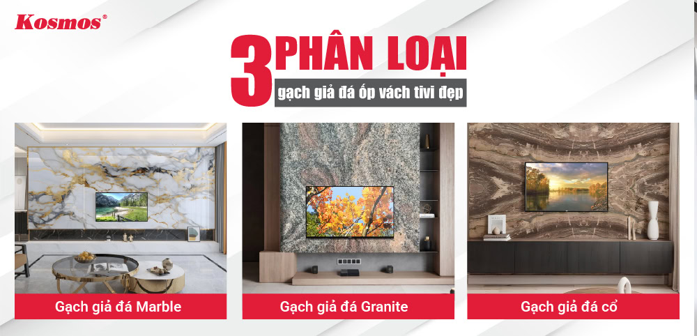 3 loại gạch giả đá ốp vách tivi thông dụng hàng đầu 3 loại gạch giả đá ốp vách tivi thông dụng hàng đầu