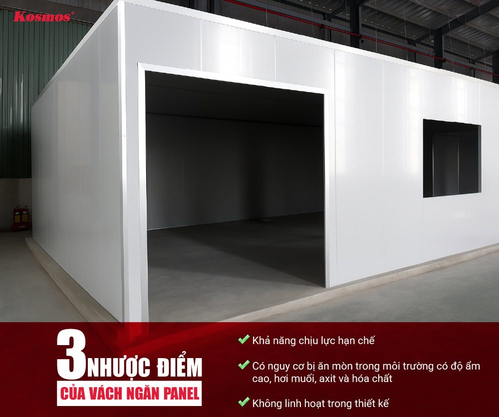 3 nhược điểm cần lưu ý của tấm Panel vách ngăn
