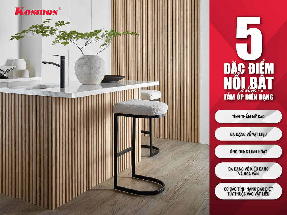 5 đặc điểm nổi bật của tấm ốp biên dạng