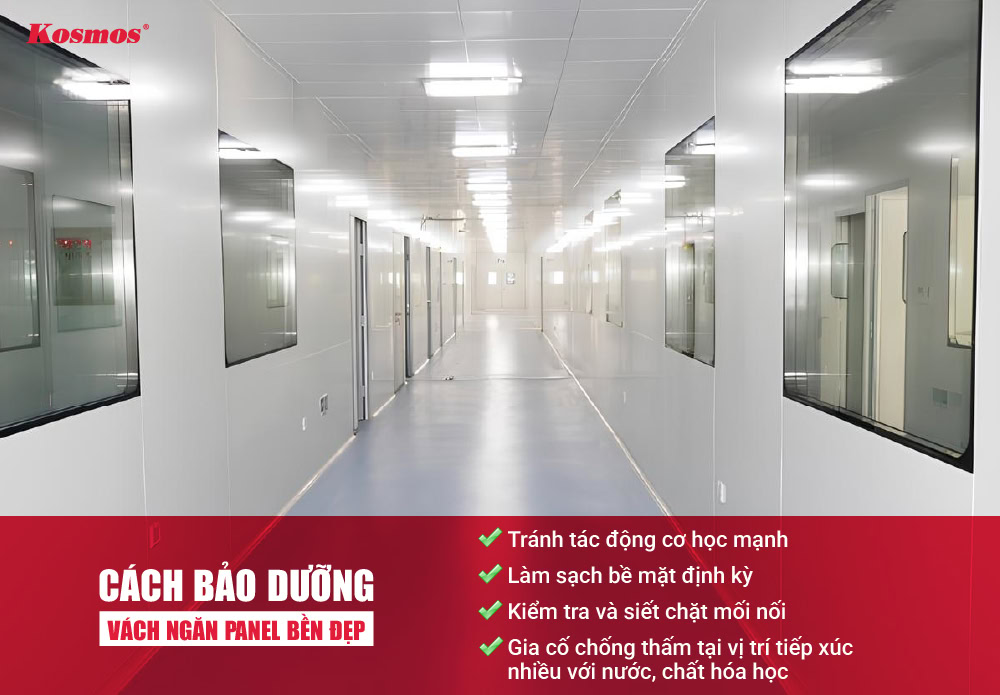 Cách bảo dưỡng vách ngăn Panel chính xác