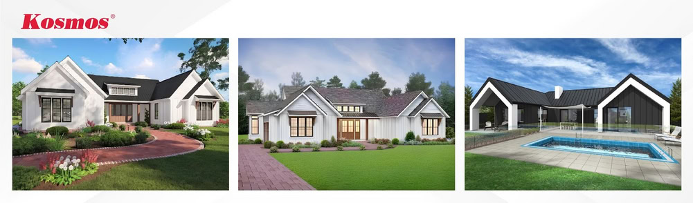 Công trình nhà ở 1 tầng mái dốc Thái hình chữ U Công trình nhà ở 1 tầng mái dốc Thái hình chữ U