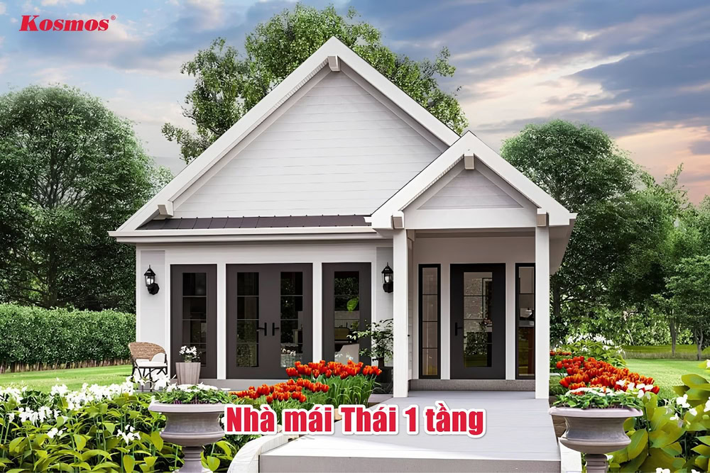 Mái Thái có độ dốc trung bình từ 30 đến 45 độ Mái Thái có độ dốc trung bình từ 30 đến 45 độ