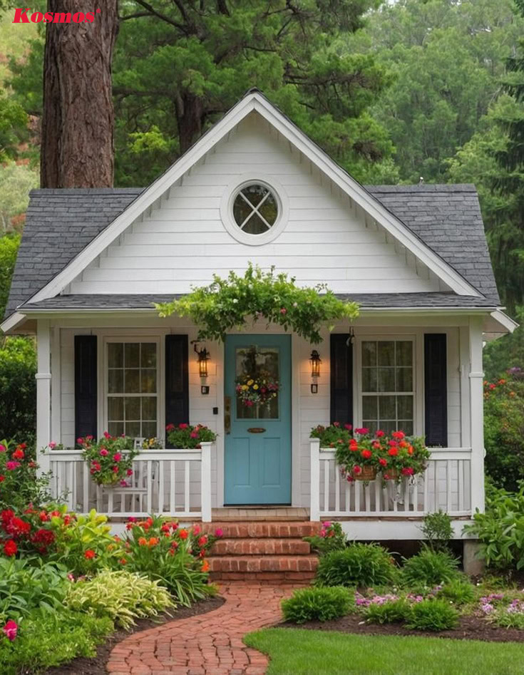 Mẫu nhà 1 tầng mái Thái kết hợp sân vườn