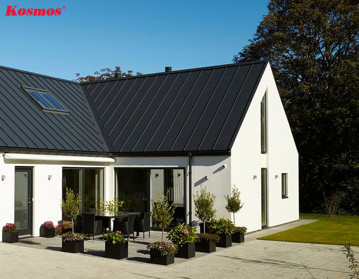 Mẫu nhà cấp 4 mái Thái thiết kế chữ L đẹp