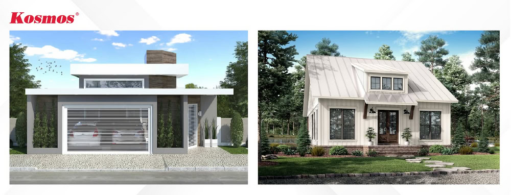 Mẫu nhà ở cấp 4 có tầng gác lửng mở rộng không gian sử dụng