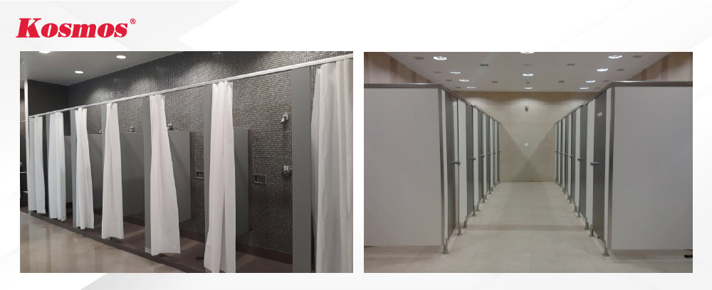 Mẫu phòng thay đồ ứng dụng vách ngăn aluminium