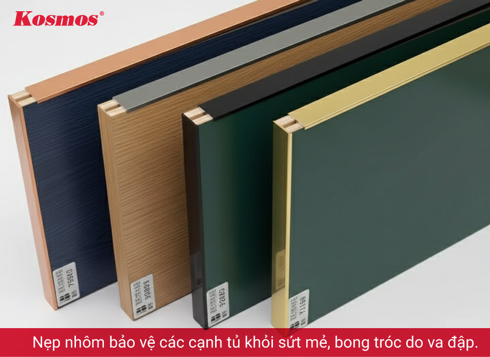 Nẹp nhôm ốp cạnh tủ