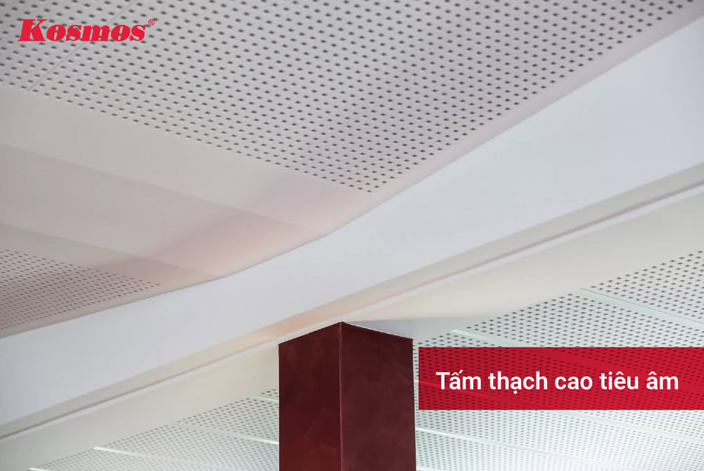 Tấm thạch cao tiêu âm dạng đục lỗ ốp trần Tấm thạch cao tiêu âm dạng đục lỗ ốp trần