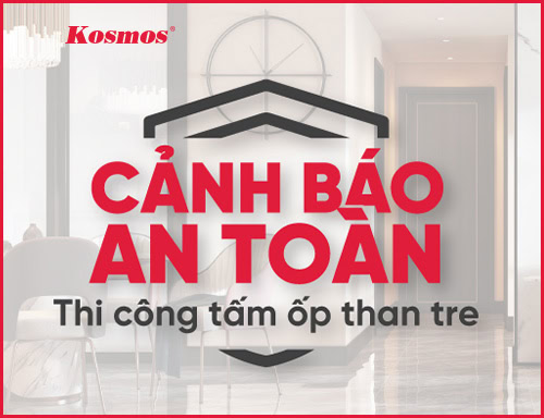 Cảnh báo an toàn thi công tấm ốp than tre