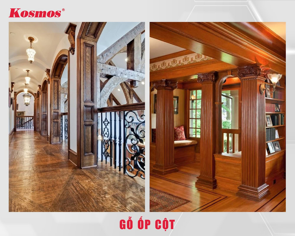 Gỗ ốp cột Gỗ ốp cột
