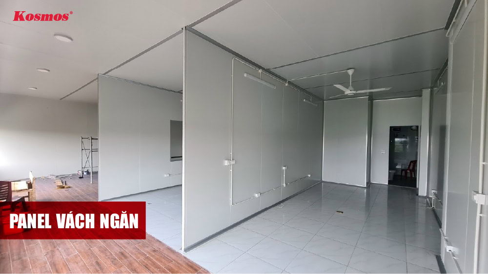 Vách ngăn Panel ứng dụng được nhiều loại công trình xây dựng