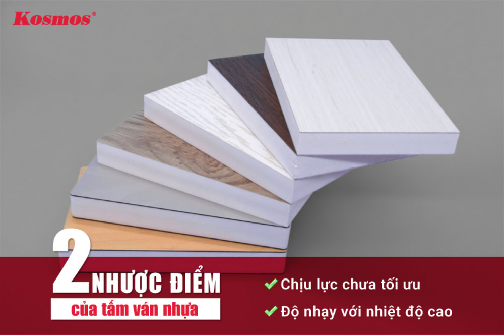 2 hạn chế cần lưu ý của ván nhựa PVC