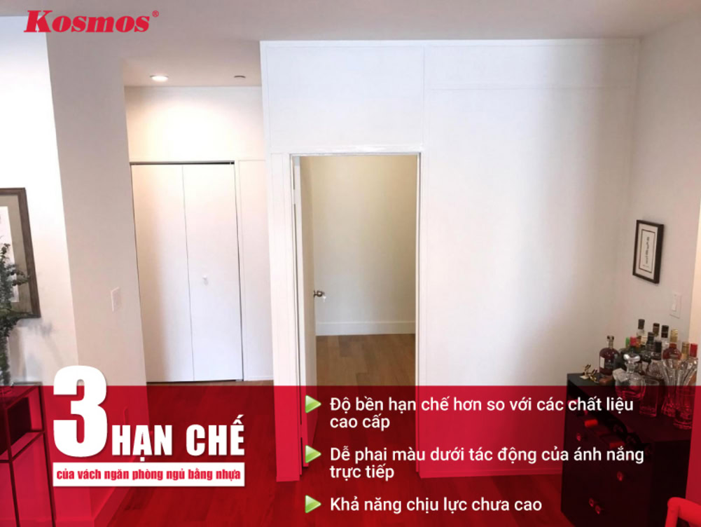 3 hạn chế của vách ngăn phòng ngủ bằng nhựa 3 hạn chế của vách ngăn phòng ngủ bằng nhựa
