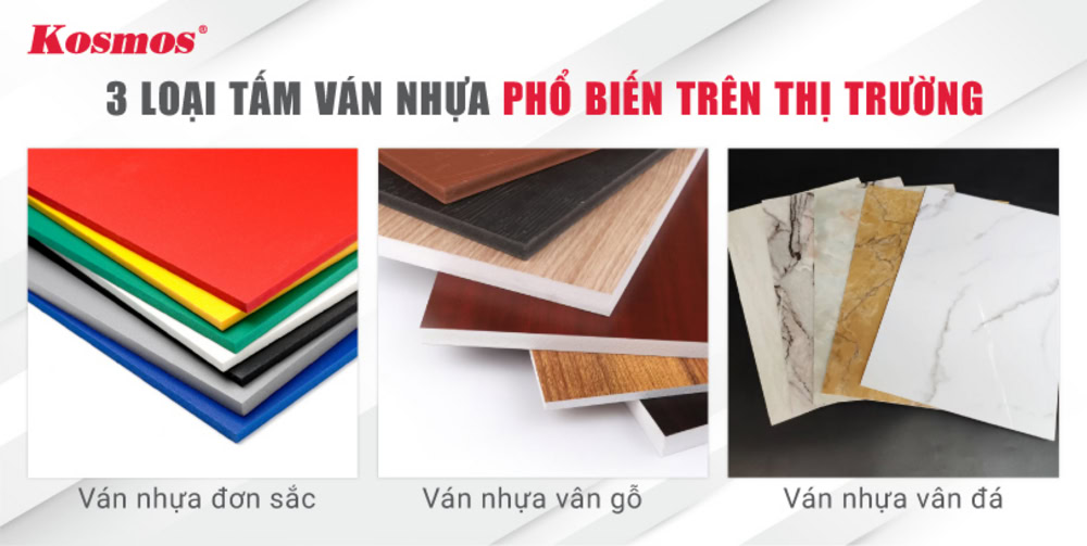 3 phân loại tấm ván PVC phổ biến trên thị trường