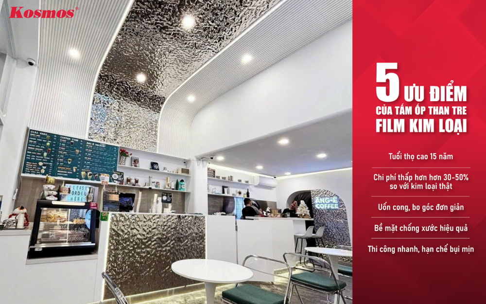 5 ưu điểm của tấm ốp than tre film kim loại 5 ưu điểm của tấm ốp than tre film kim loại