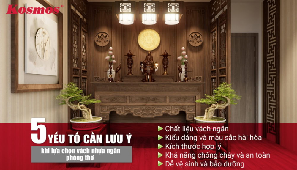 5 yếu tố cần lưu ý khi lựa chọn vách nhựa ngăn bàn thờ 5 yếu tố cần lưu ý khi lựa chọn vách nhựa ngăn bàn thờ